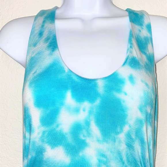 Venus Women's Bodycon Ruched Macrame Back Sleeveless Dress Blue Size S - Picture 4 of 16